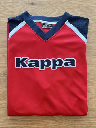 Maglietta Kappa vintage rossa e blu taglia XL