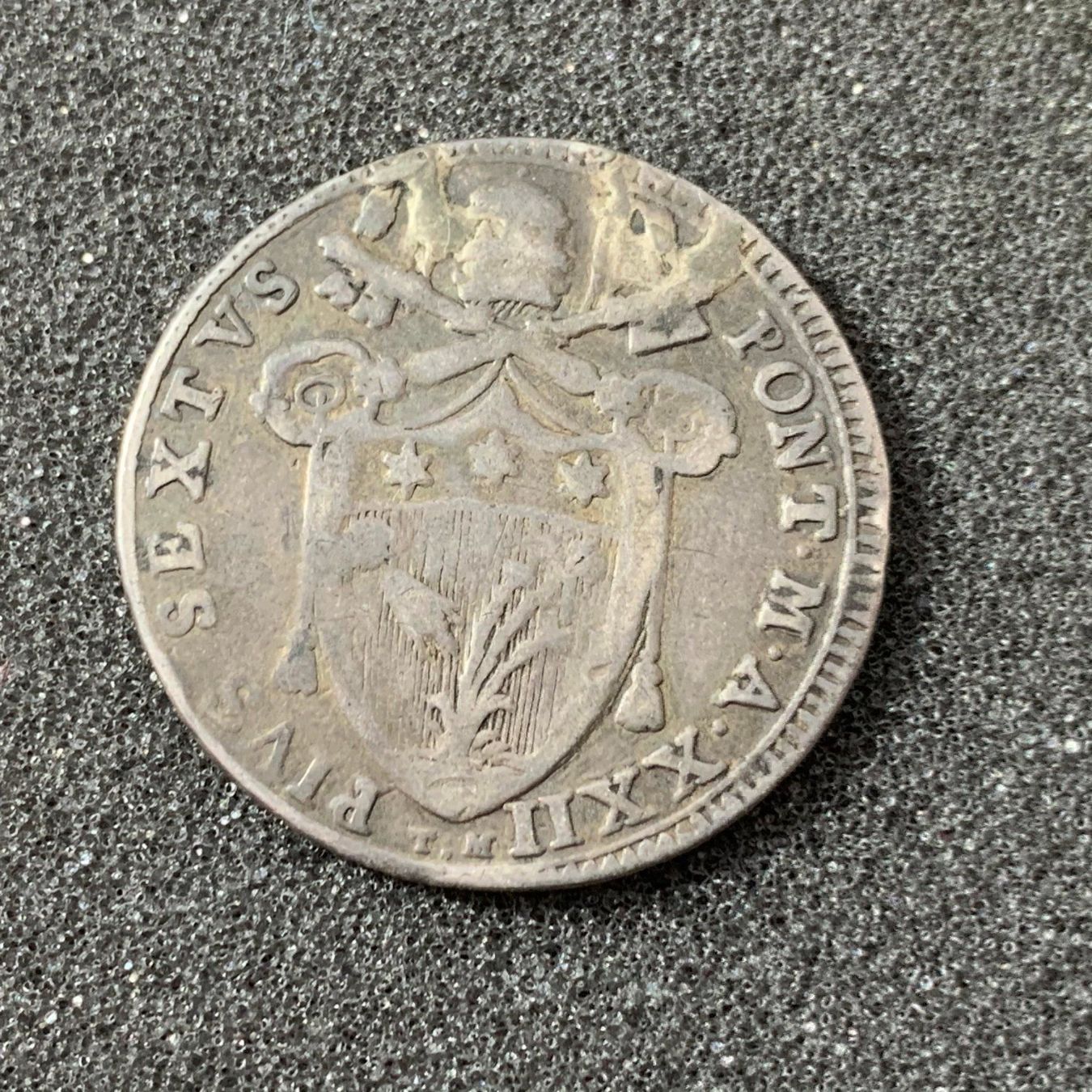 Alle Münzen: Testone Vatikan 1796 – Gebraucht aus Reitnau von tb-muenzen 2