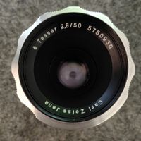 Carl Zeiss Jena Tessar 50mm 1:2.8