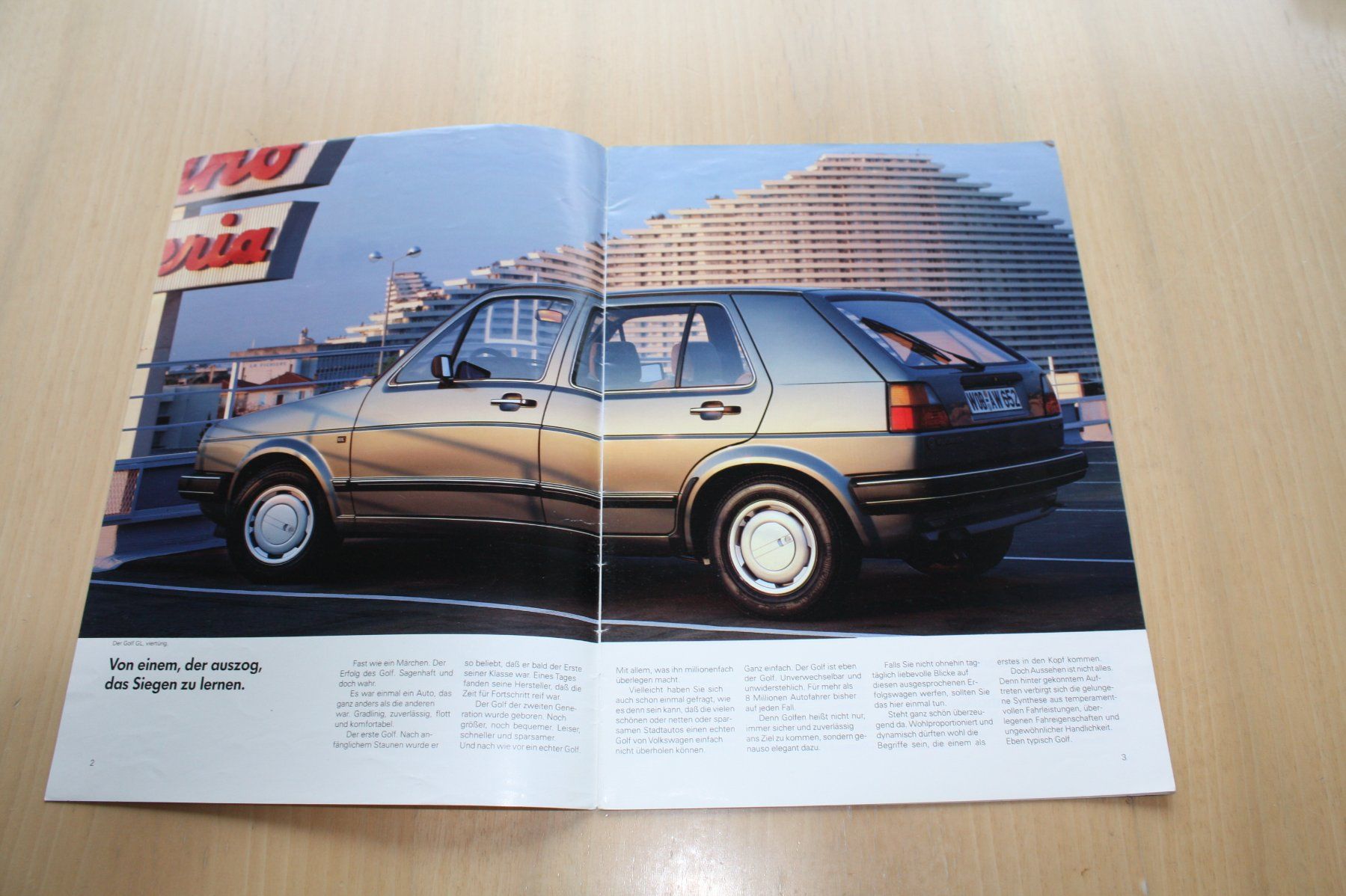 VW Dokumente: VW Golf II - Original Prospekt 7/1986 – Gebraucht aus Wikon von erwin400 1