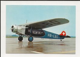 AK ca.1980 Verkehrshaus Luzern Fokker F-VIIa - Swissair