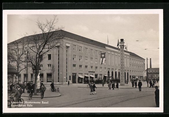 Ansichtskarten: Basel, Schweizer Mustermesse 1930, Ausst – Gebraucht aus Berlin von bartko-reher