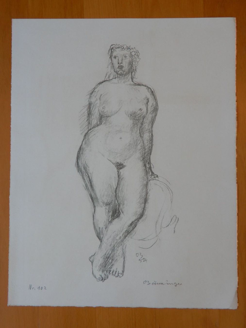 Dipinti: Otto BÄNNINGER 1897-1973 G. Richier – Usato da Emmenbrücke venduto da Kunstankaufverkauf9