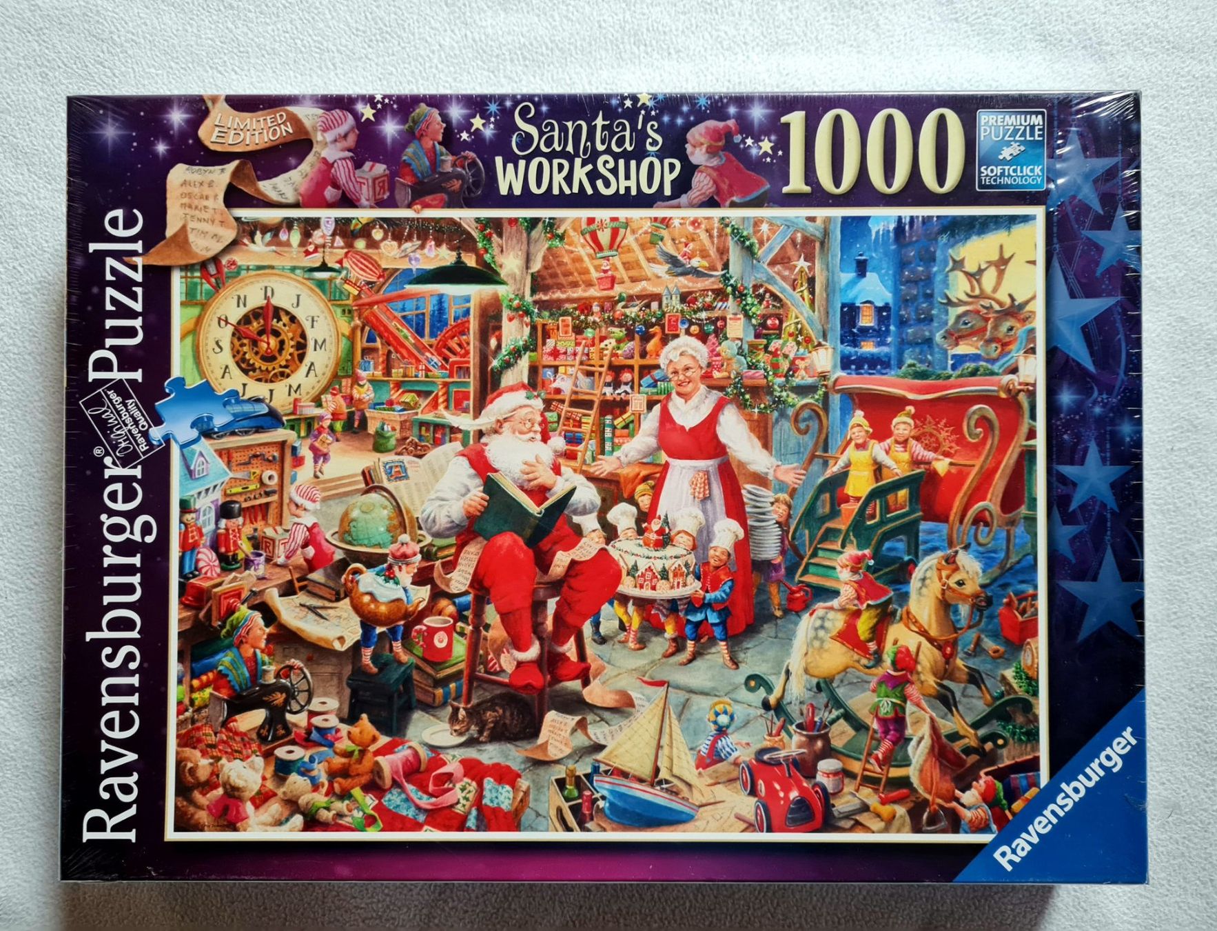 Ravensburger Puzzle: Neues Puzzle Weihnachten "Santa's Workshop" – Nuovo e nell'imballaggio originale da Ochlenberg venduto da Crashdown