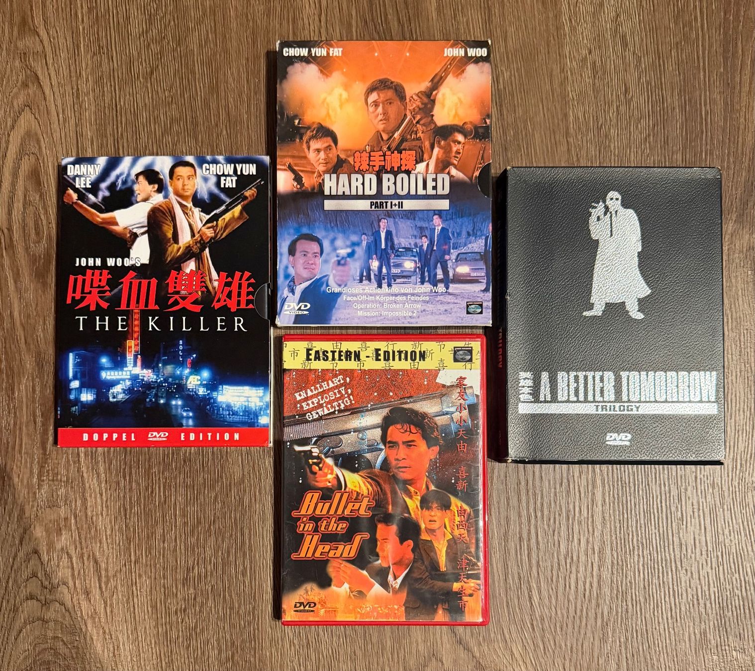 Tutti i DVDs: John Woo Packet, Hard Boiled etc. – Usato da Zollikofen venduto da hekote