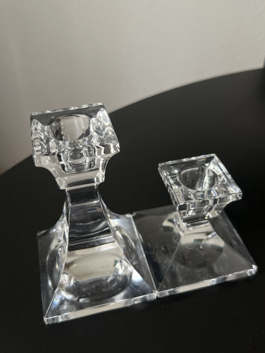 Bougeoirs: Elegante Kristall-Kerzenständer – 2er-Set – D'occasion à Zürich par Nowstalgia 3