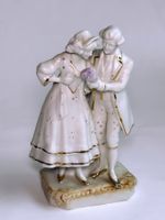 FIGUR*ANTIKE*BISKUIT PORZELLAN mit Goldakzenten gefertigt*