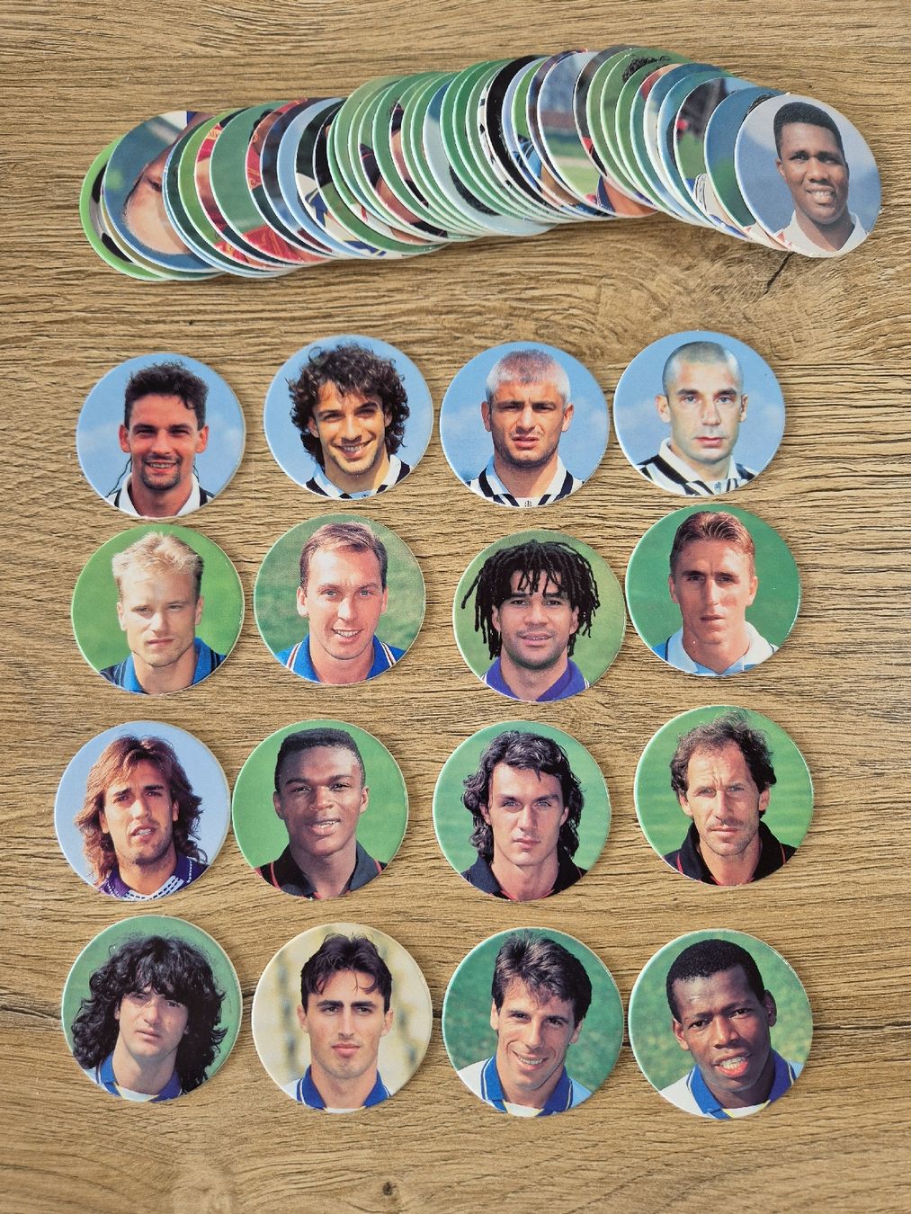 Panini Sammelbilder & Trading cards: Collection complète Panini Calcio Stars Pogs/Caps – Neu (gemäss Beschreibung) aus Choëx von Stoj