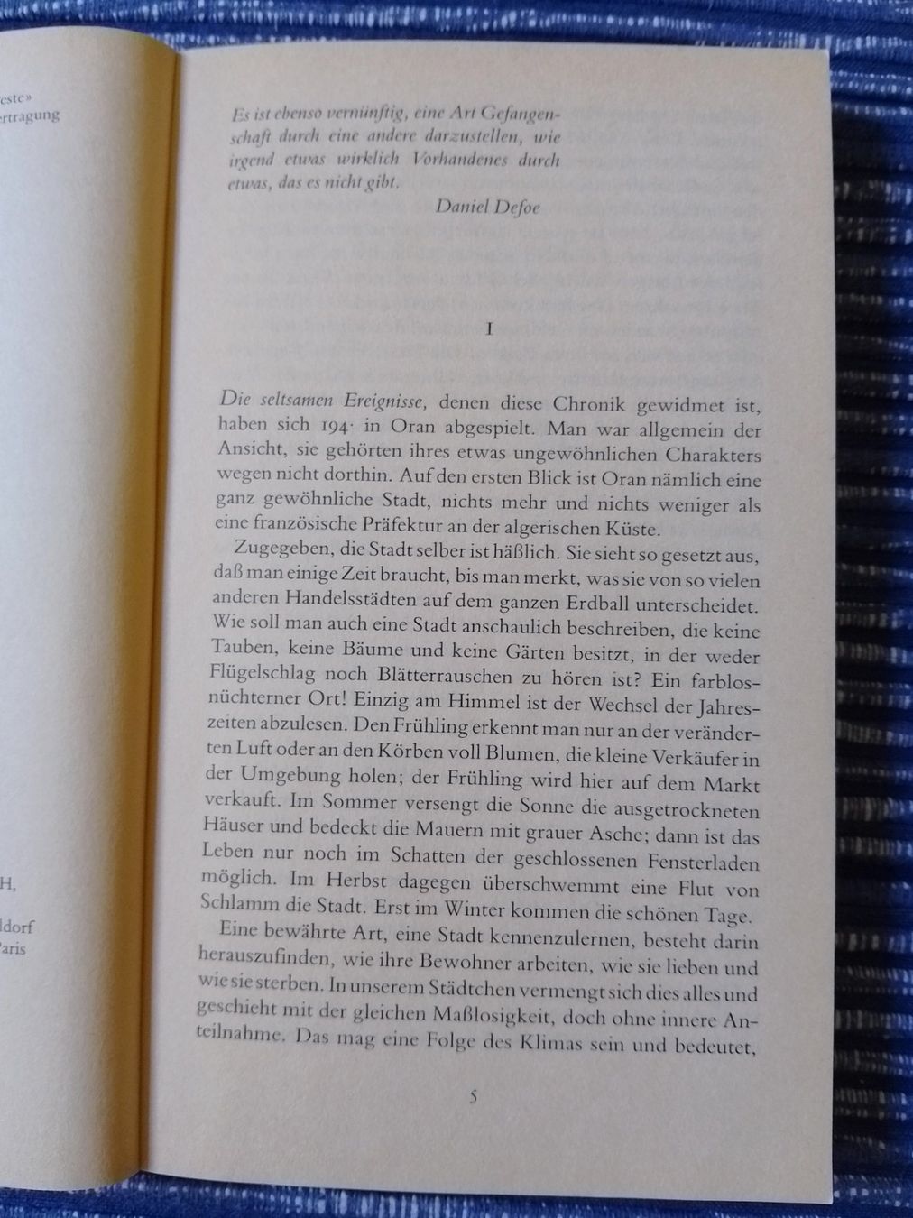 Bücher: Die PEST. Albert CAMUS – Gebraucht aus Zürich von Flitzi2005 6