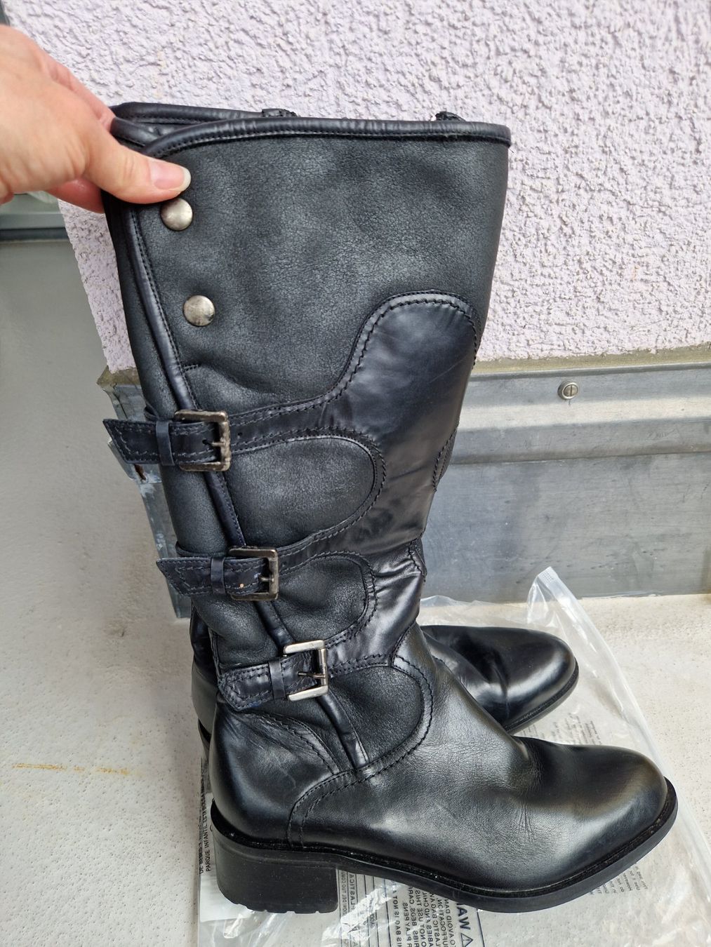 Scarpe da donna: Bottes cuir noir doublées mouton véritable – Nuovo (secondo la descrizione) da Pully venduto da Andalous 7