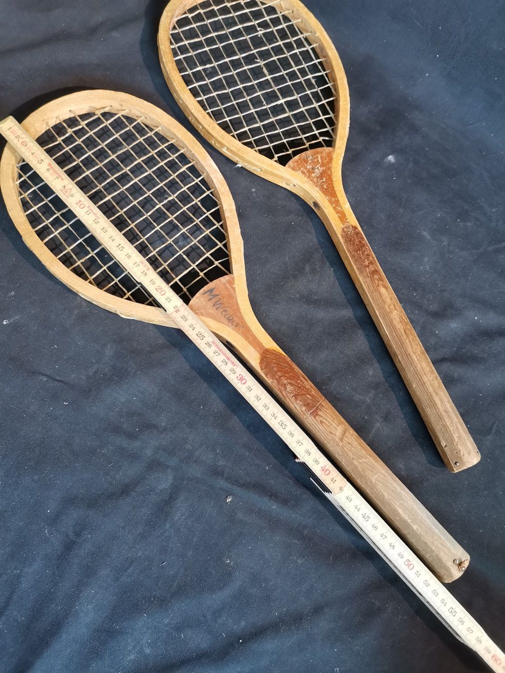 Racchette: Squash Racket M Wecker, alte kleine Rackets – Usato da Wiedlisbach venduto da Kreislaufmaterial 2