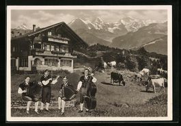 Biel, Folkloregruppe Moserbuebe und weid