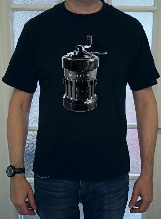 T-Shirt Curta schwarz - 100% Baumwolle - Grösse M