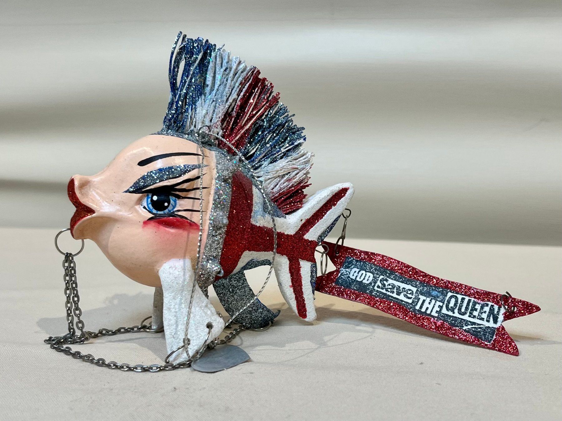 Statuette: Punkiger Deko Fisch – Nuovo (secondo la descrizione) da Pfäffikon ZH venduto da Agsell