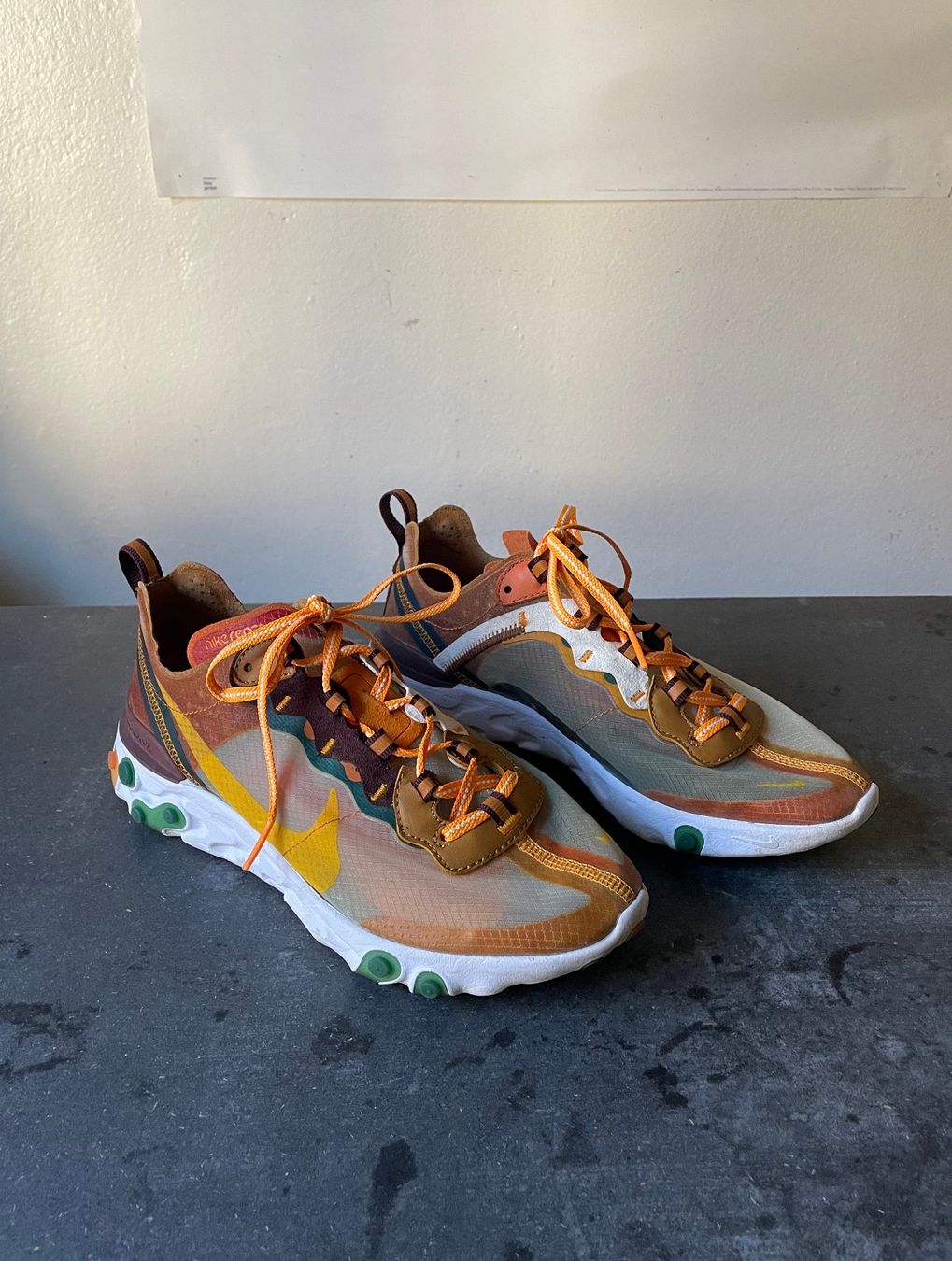 Nike Scarpe da uomo: Nike React Element 87 Orange Peel T.39 – Usato da Riex venduto da Liatchi