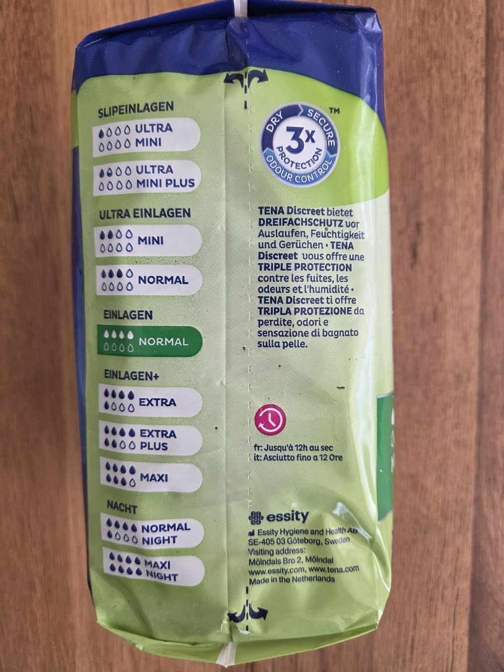 Secchi per pannolini & Pannolini: 9 Packungen Tena Einlagen normal – Nuovo e nell'imballaggio originale da Klosters venduto da Riva123 2