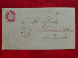 1872: Tüblibrief von MATT (GL) nach HOMBRECHTIKON