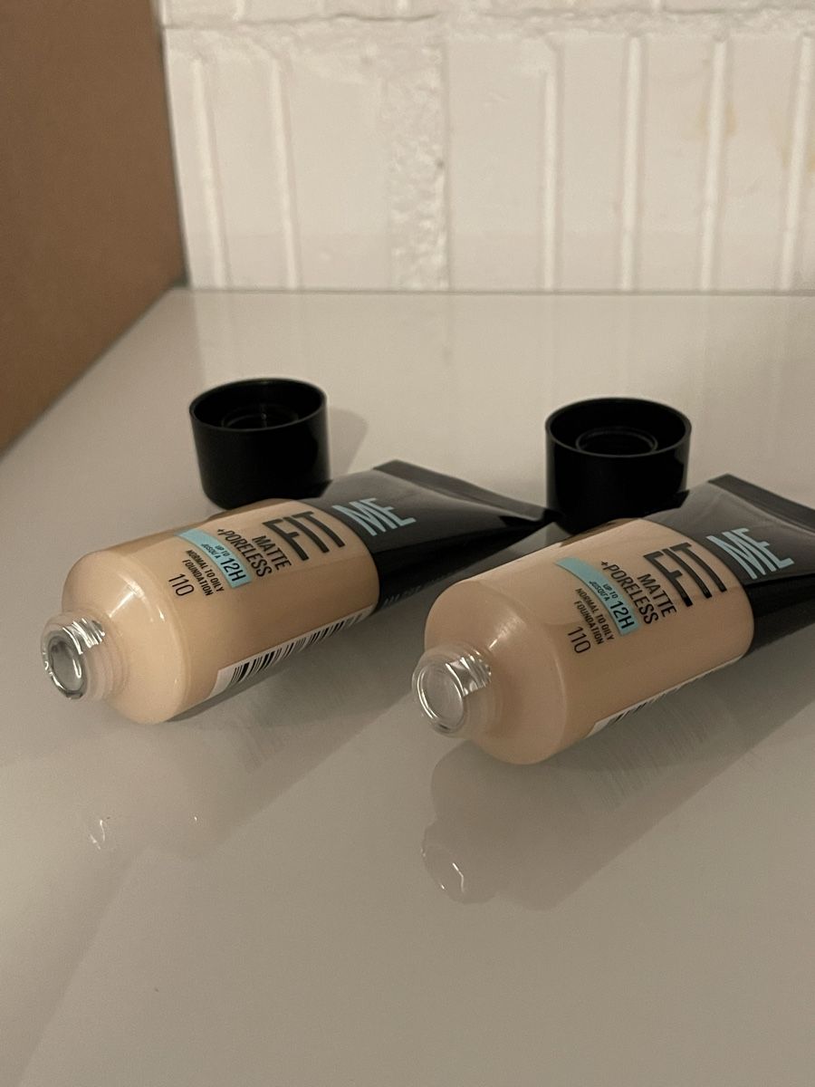 Make-up: 2x Maybelline Fit Me, Matte+Poreless Foundation, 110 – Nuovo e nell'imballaggio originale da Auw venduto da chr_vcc8 1