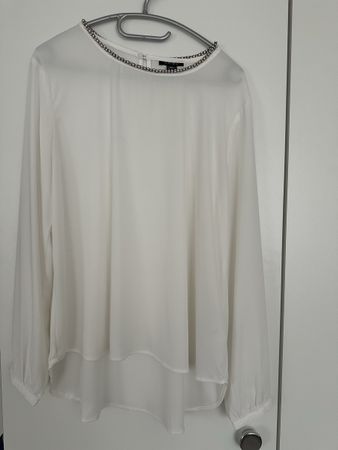 Weisse Bluse Amisu XL