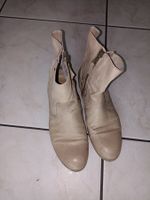 Max beige Lederstiefel Gr 40