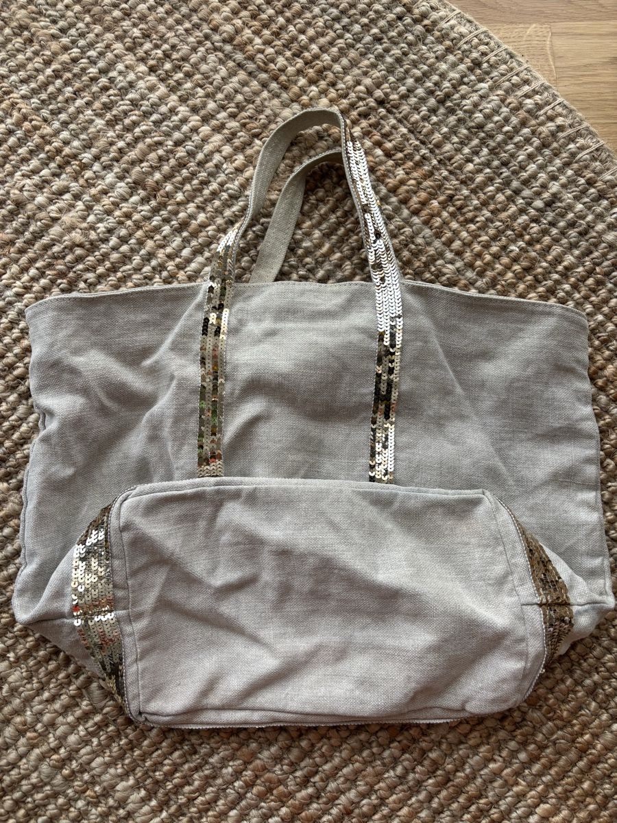 Vanessa Bruno Taschen für Damen: Vanessa Bruno Le Cabas linen bag – Gebraucht aus Zürich von kam_ysh2 1