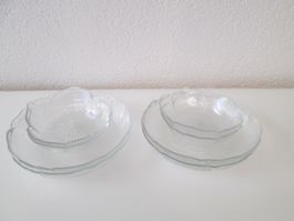 8Stk. Glasteller