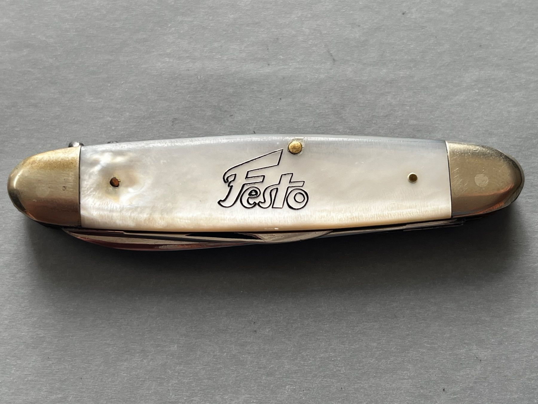 Coltelli tascabile: Altes STAINIX Perlmutt Sackmesser 86 mm - selten – Usato da Zürich venduto da FV.vintage 7