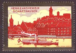 Schaffhausen Verkehrsverein ** Vignette Verschlussmarke