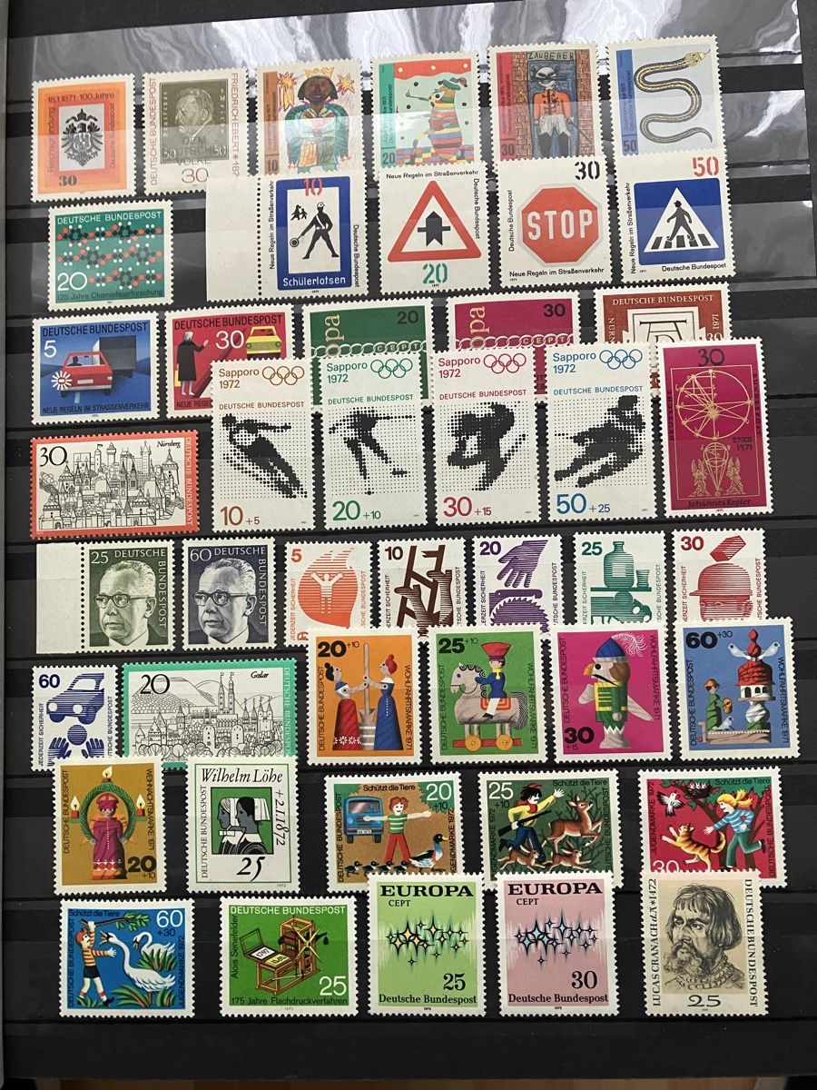 Tutti i francobolli: Deutschland BRD 1971-81 postfrisch 6s Blocks – Nuovo (secondo la descrizione) da Cham venduto da Diablo1232