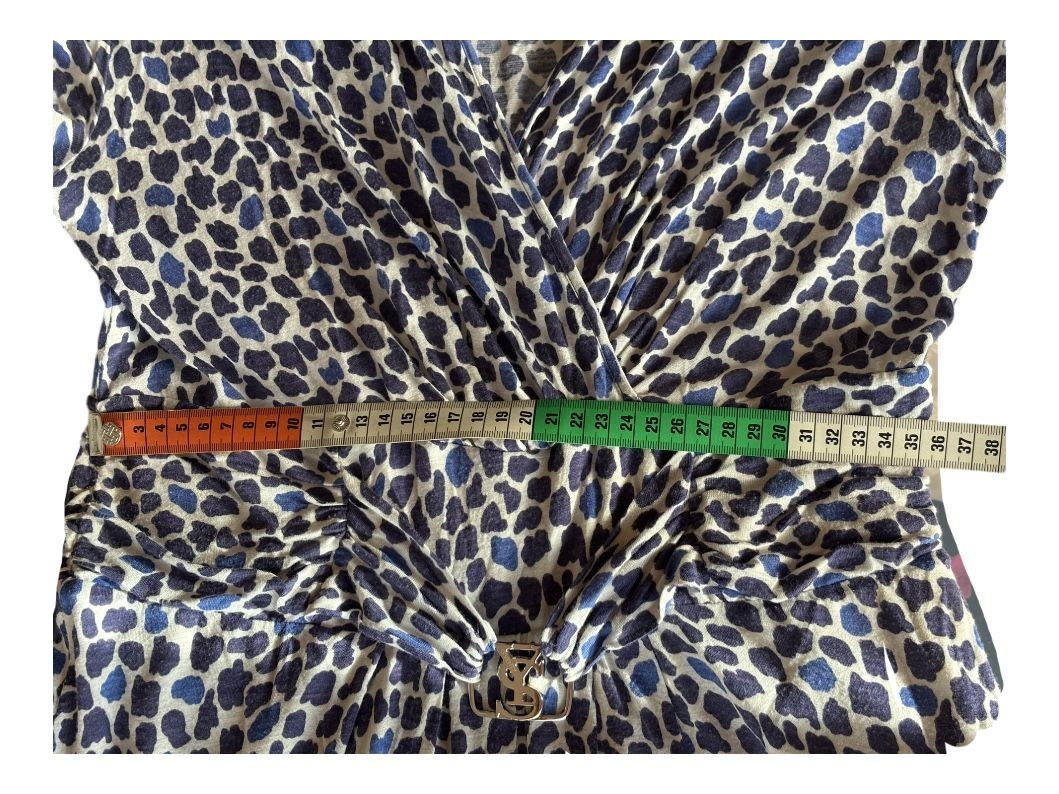 Kleider: Robe Seventy imprimée bleue élégante T40/42 – Gebraucht aus Dotzigen von SecondHandGems 3