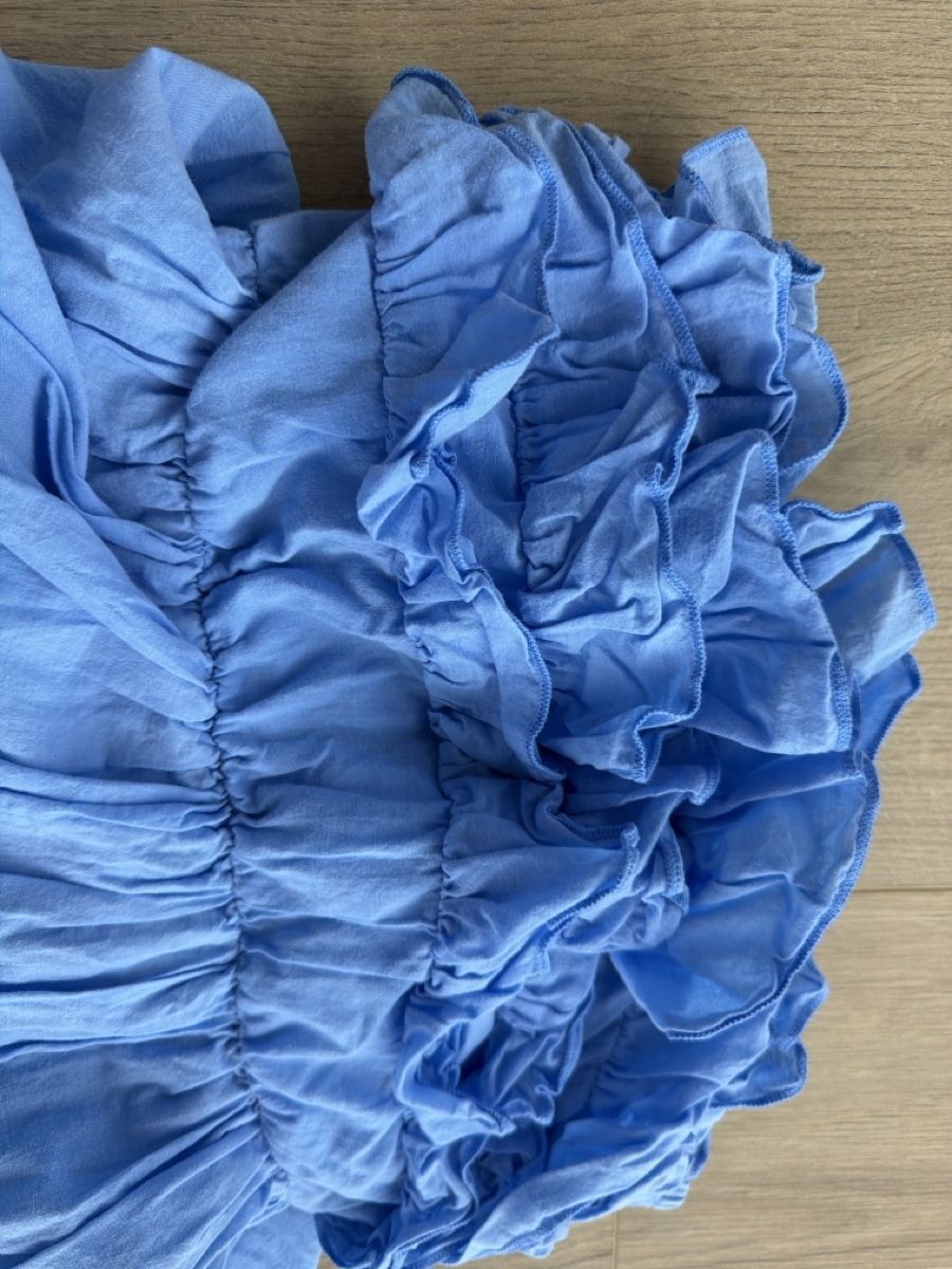 Vestiti: Maxikleid Damen Grösse 36 blau Baumwolle  – Usato da Däniken SO venduto da NBdesign 5