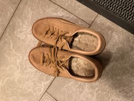 Puma Plateau Schuhe Grösse 37 beige neuwertig