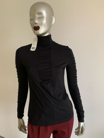 AKRIS: OVP/NEU-Super chicer geraffter Rollkragen-Pullover 38