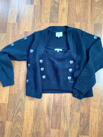 Pepe Jeans Cardigan und Top Set dunkelblau Grösse S