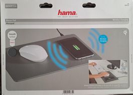 HAMA 54772 Wireless Charging - Mauspad (Grau)