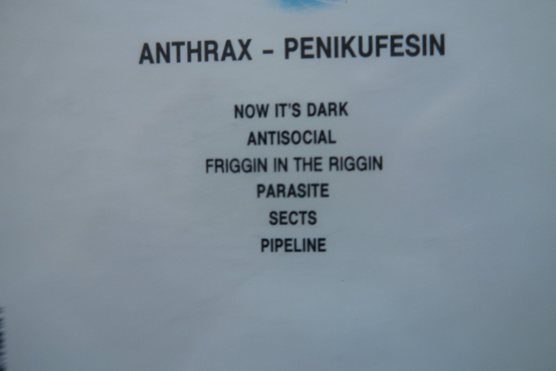 CD: ANTHRAX - PENIKUFESIN - CD – Usato da Basel venduto da Patiscat 2