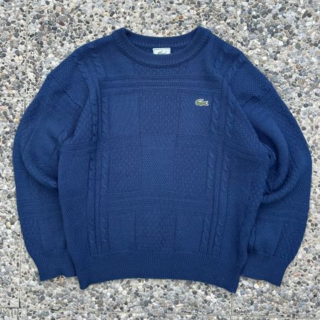 Vintage Lacoste Blue Knit Sweater