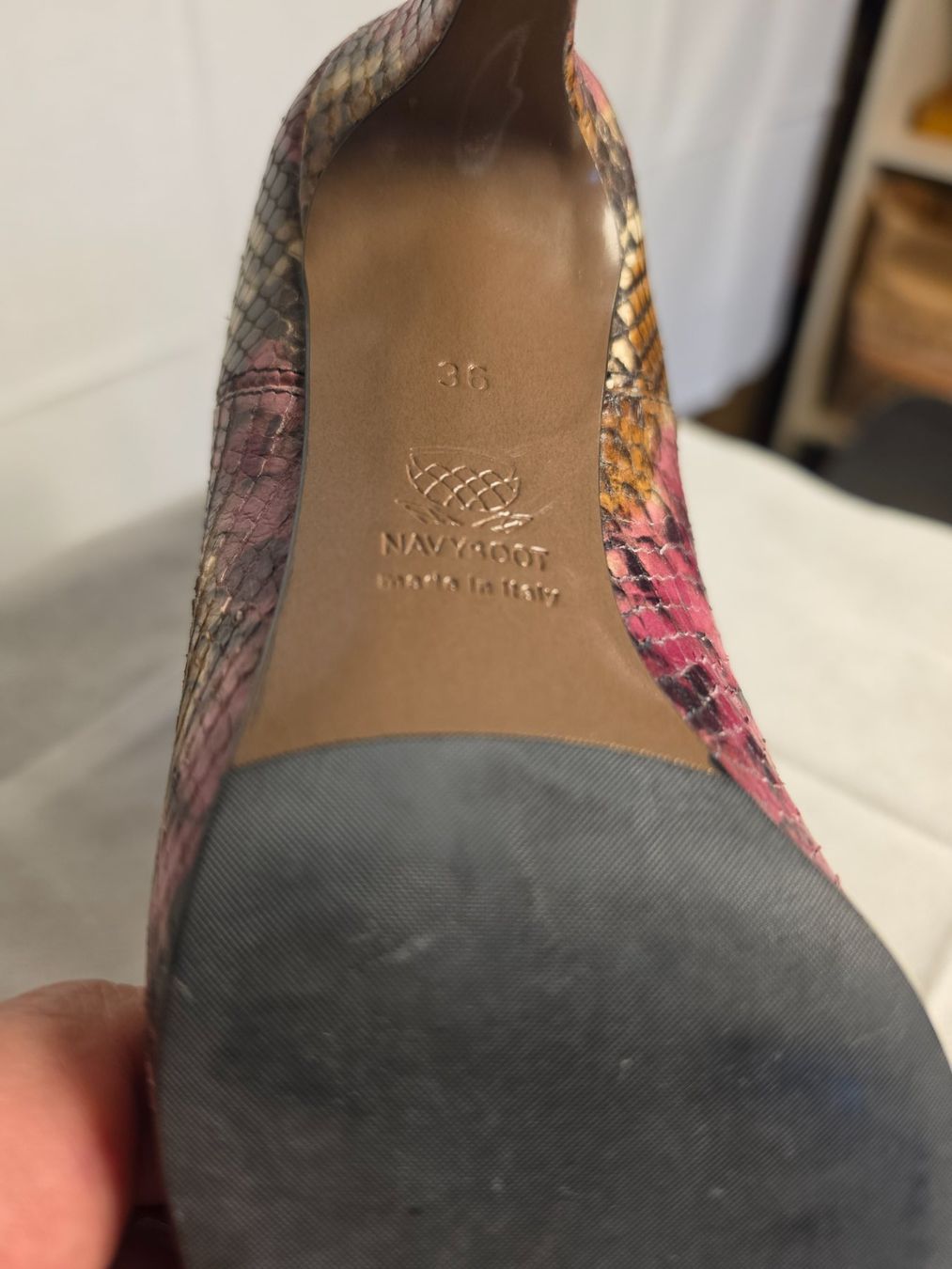 Navyboot Scarpe da donna: Navyboot Stiefeletten mit Schlangenmuster, Grösse 36, Top! – Usato da Rüfenacht BE venduto da Xjump 3