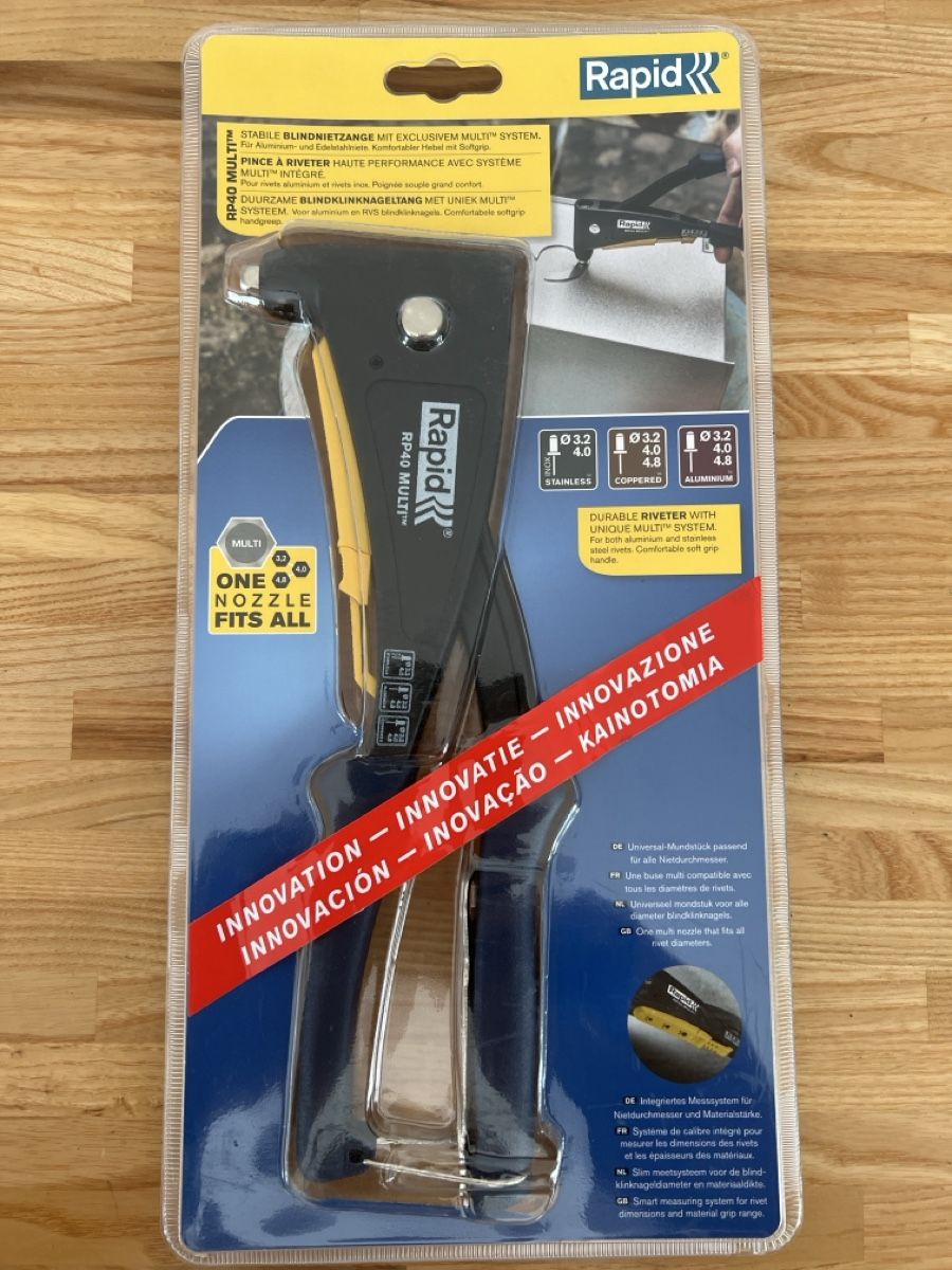 Alle Werkzeuge: Rapid RP40 MULTI Blindnietzange mit Multi System – Neu und originalverpackt aus Wettingen von Kawasaki987