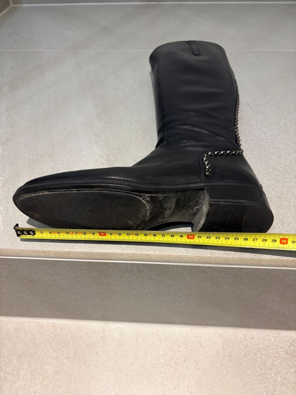 Damenschuhe: Bottes en cuir noir, taille 41 – Gebraucht aus Bussigny von youli85 5
