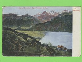 St.Beatenberg, Blick auf Schreckhorn, Eiger, Mönch und Jungf