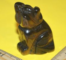 Deko - Heilsteine F-04 – Hund – Tigerauge