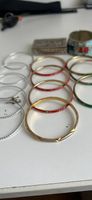 Schmuck Konvolut  Armreifen & gravierte Dose (Vintage)