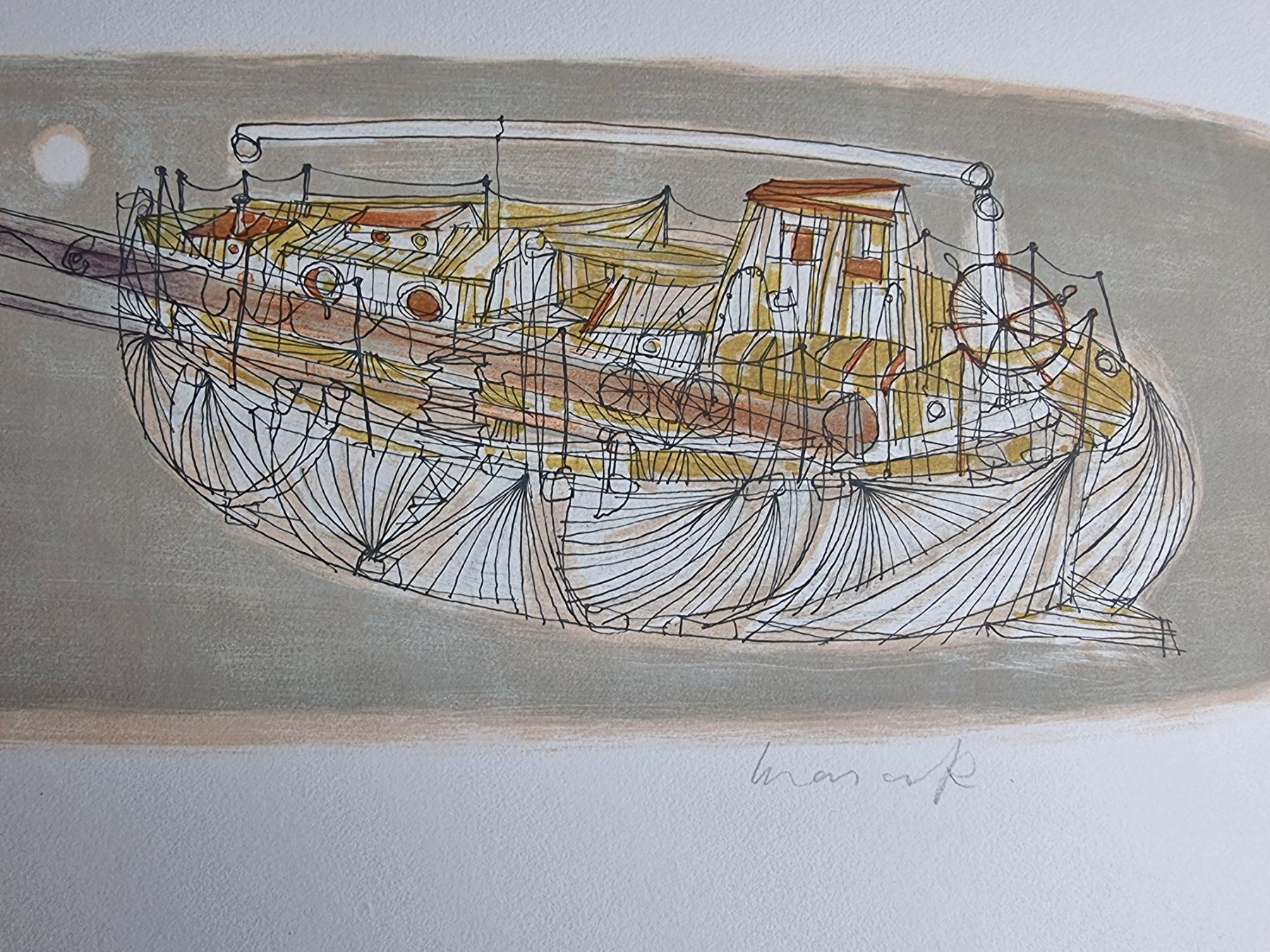 Grafica & Litografie: MARCO RICHTERICH LITHOGRAPHIE  SIGNIERT – Usato da Gersau venduto da kunst-online 2