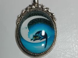 anhänger modeschmuck mit antiksilber übersogen