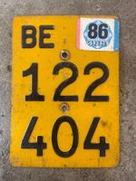 BE Mofa Nummernschild 122 404