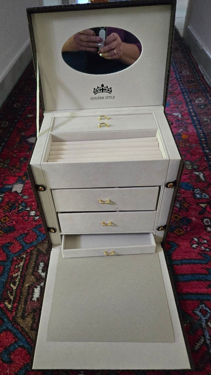 Valises de voyage: Leder Schmuckkoffer braun – D'occasion à Zetzwil par Stritzi 1