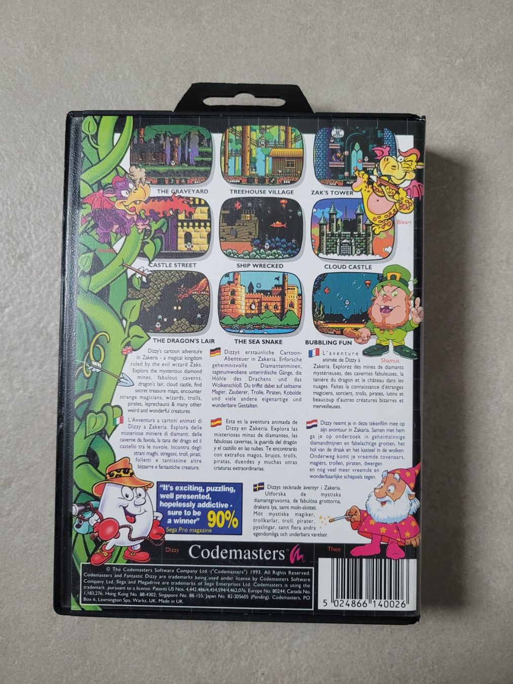 Giochi: Fantastic Dizzy (Mega Drive) – Usato da Uezwil venduto da -Retrogames- 2