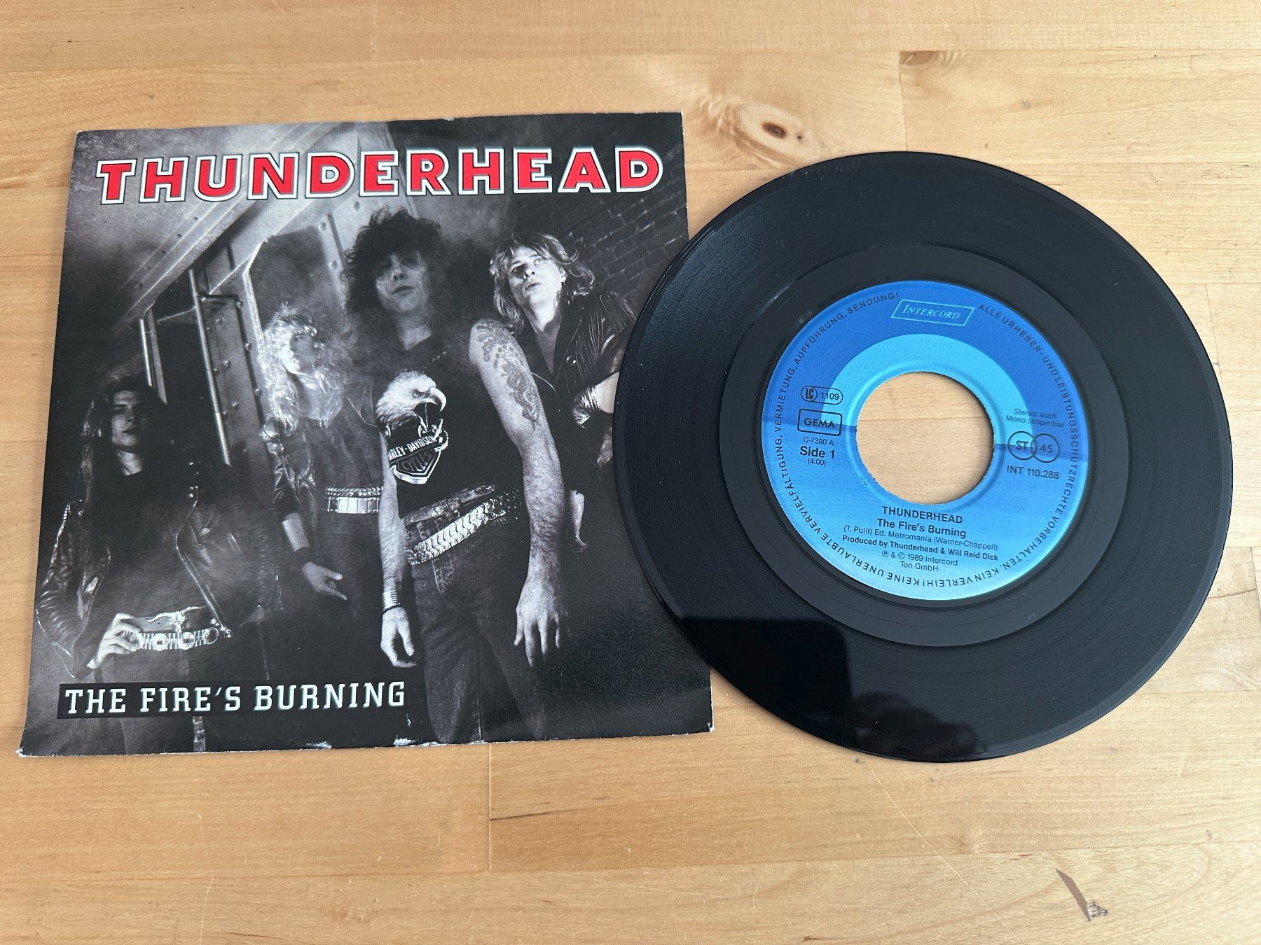 THUNDERHEAD tolle The fire's burning Metal Kult 80's Rock (Gebraucht ...