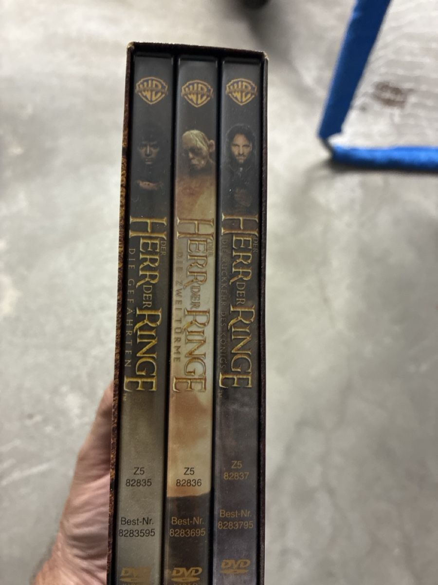 Tutti i DVDs: Herr der Ringe Spielfilm Trilogie DVD Box Set – Usato da Rebstein venduto da Grafracing 1
